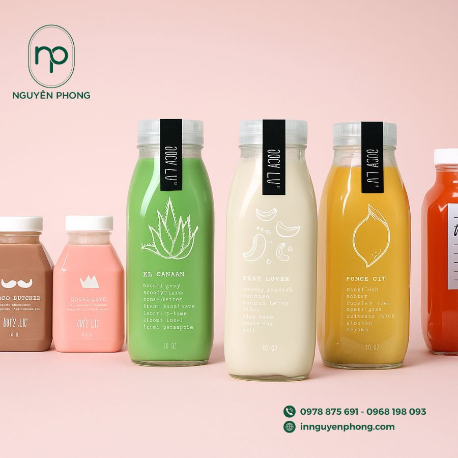 In Tem Dán Cổ Chai Lọ Giá Rẻ